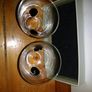 Cashel Living - Black Double Splash Votive Pair Image 4