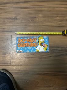 Simpsons door sign