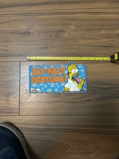 Simpsons door sign