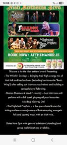 Irish Anthems live