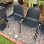 Chairs stacking for office or garden. Set of 4 Image 4