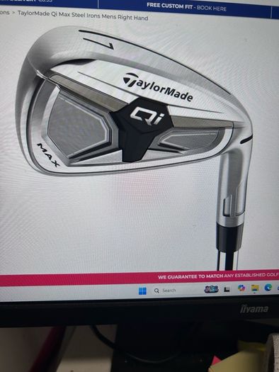 New Taylormade QI Max 2026 irons