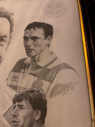 Vintage Celtic FC frame 1995