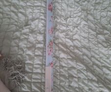 shabby chic roller blind