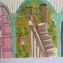 Original art Marrakech Drawing contemporary Irish Art abstract painting Image 3