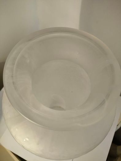 Large Italian glass amphora vase