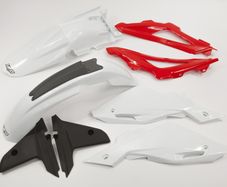 Ufo 5 Piece Motocross Plastic Kit Husqvarna 125 2t 2009-on