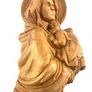 Vintage hand carved wooden Mary and baby Jesus Image 2
