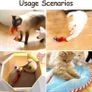 Interactive Cat Ball Toy Set, Fun Tracker, Automatic Rolling Chase Ball with Fluffy Tail, A Small Mice, Rechargeable Image 4