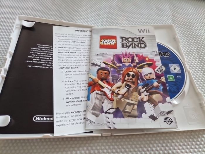 Lego Rockband Rock Band Nintendo Wii Games Original