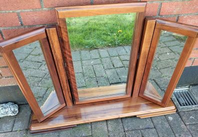 Large Quality Designer Vanity Triple Mirror Folding