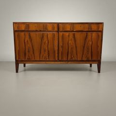 Mid Century Danish Rosewood Sideboard, Model 5, by Gunni Omann for Omann Jun Mobelfabrik