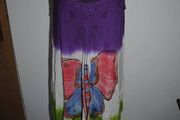Summer ombre midi dress butterfly size UK20 EU48 Postage included