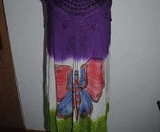 Summer ombre midi dress butterfly size UK20 EU48 Postage included