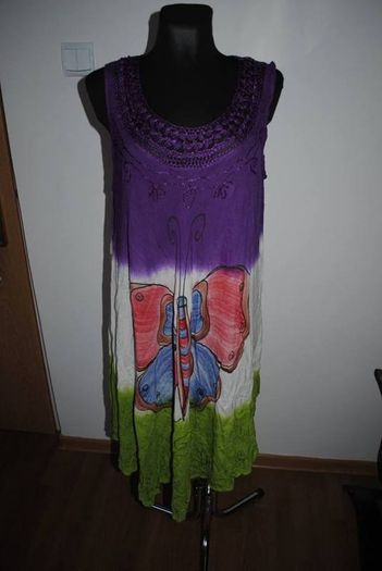 Summer ombre midi dress butterfly size UK20 EU48 Postage included