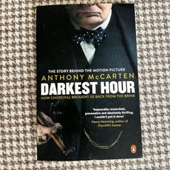 Darkest Hour Anthony McCarten Winston Churchill