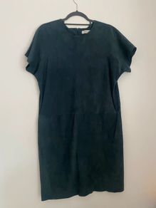 Closed - 100% Lamb Leather Suede Shift Dress