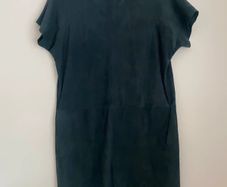 Closed - 100% Lamb Leather Suede Shift Dress