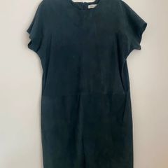 Closed - 100% Lamb Leather Suede Shift Dress