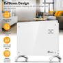 Electric Convection Heater 2000W WIFI Glass Convector Glass Heater 2000 W App WiFi Image 3