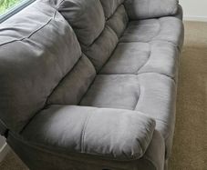 Grey Reclining Sofa Suite