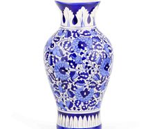 Handmade and Hand Painted Ceramic Flower Vase | Warehouse Clearance | Massive Discount | Bargain price
