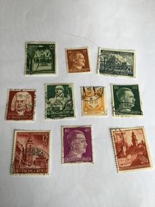 Rare, Genuine WW2 German stamps