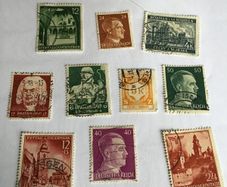 Rare, Genuine WW2 German stamps