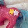 My Little Pony Star Dancer Sparkle Vintage 1987 Hasbro G1 MLP Pink Glitter approx. 12 cm. Used Please see photos Image 6