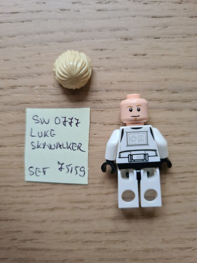 lego sw0777 luke skywalker, set star wars 75159