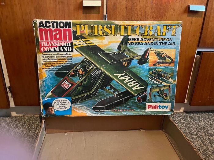 Vintage Action Man Pursuit Craft Palitoy 1983