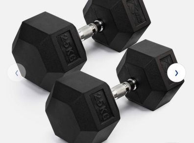 25kg hex dumbell
