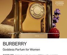 BURBeRRY GODDESS 100ml pure parfum for her