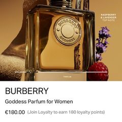 BURBeRRY GODDESS 100ml pure parfum for her