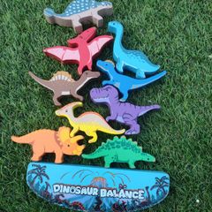 Wooden dino toy