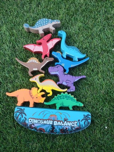 Wooden dino toy
