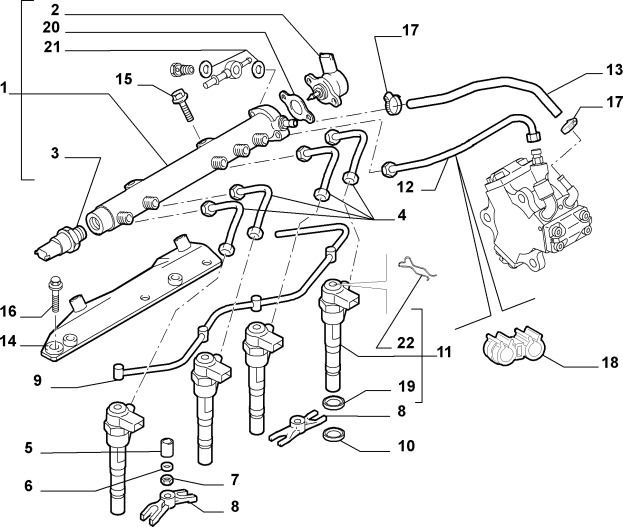 Diesel Injector (Fiat 1.3 MJTD)
