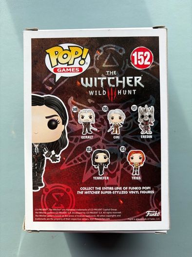 Funko Pop - Yennefer 152 - The Witcher Wild Hunt Game - Vinyl Action Figure