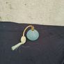 Vintage blue perfume bottle spray possible to post Image 2