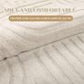 Rugs Living Room 160 x 230 cm, Beige Fluffy Area Rugs for Bedroom Washable Anti Slip Modern Floor Carpets Mat Non Shedding Thick Pile Beside Rugs for Dining Room Kitchen Office Image 3