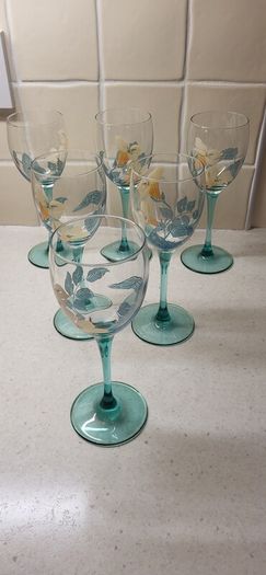 Vintage wine glasses