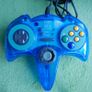 Nintendo 64: Logic 3 Pad Transparent Blue Wired Controller For Nintendo 64 Image 2