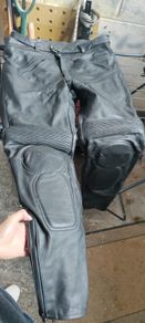 Leather biker trousers size 40