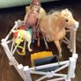 Barbie Jockey and Spirit Horse Bundle w/ Pen Image 2