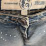 Denim skirt with diamonds Image 3