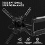 TV Wall Bracket Mount for 24-60 Inch Screens, VESA 100x100mm up to 400x400mm, Tilts Swivels & Extends for Flat & Curved TVs, Includes Spirit Level, Weight Capacity 36.2kg (HDTV-E) Image 6