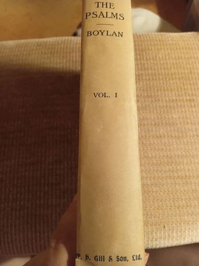 Rare Find 1936 The Psalms. A Sudy of the Vulgate Psalter in the Light of the Hebrew Text. Religious. Vintage.