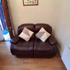 Two seater sofa and single seat
