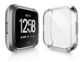 TPU Silicone Case Smart Watch Anti-Scratch Screen Protector Shell Plating Ultra-Thin Soft Cover For Fitbit Versa Band Sport