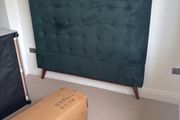king velvet headboard